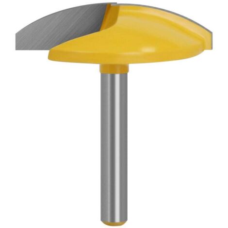 KZQ Broca fresadora curva y horizontal con vástago de 8 mm, cortadora de carburo para molduras - Herramientas profesionales para cortar madera (44,5 x 44,5 mm) (1/4)