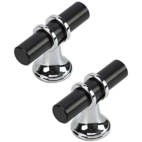 KZQ 10 tiradores de aleación de zinc para muebles, estilo moderno, para cajón, con tornillos de un solo orificio. (1/4)