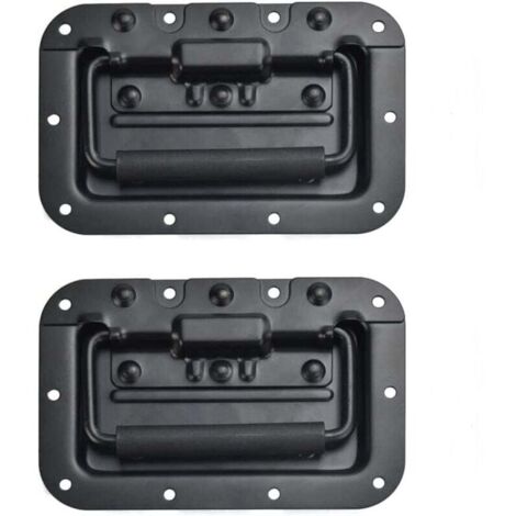KZQ asas para cajones, asas plegables para cajas, asas con resorte para cajas de herramientas y equipaje. (1/4)