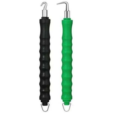 KZQ Lote de 2 carretes de hilo semiautomáticos para corte de hilo retorcido (curbé y crochet recto) (1/4)