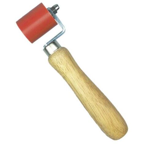 Rodillo de presión manual de silicona KZQ, herramienta de soldadura resistente a altas temperaturas para soldar lonas de PVC, 40 mm, rojo (1/4)