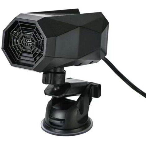 KZQ Desempañador de parabrisas para coche de 150 W, ventilador de calefacción de 12 V, calentador portátil para coche, calentador portátil para coche, descongelador de calefacción para coche con g (1/4)