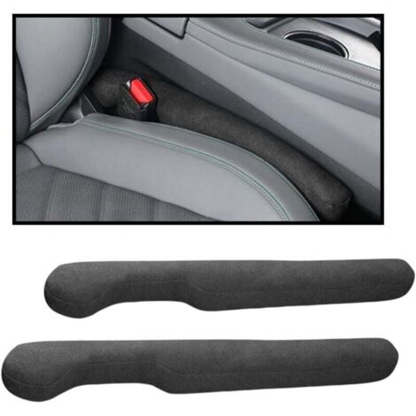 Almohadilla de relleno para huecos de asiento de coche KZQ, universal, para cubrir grietas (negro) (1/4)