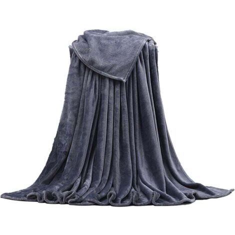 KZQ Manta para hombre, manta para pareja y manta con texto, manta para mujer, manta de bebé para hombre 100x140 cm gris oscuro (1/4)
