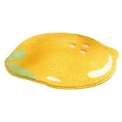 KZQ Linda alfombra de baño de frutas Alfombra de baño suave de sandía y fresa (1/3)