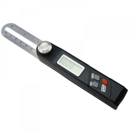 Regla angular digital KZQ, con pantalla digital, transportador para bisel en T de 360 grados, regla electrónica deslizante, 21,1 x 2,7 x 2,1 cm