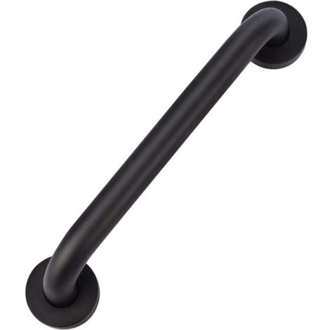 KZQ Barra de seguridad para baño de acero inoxidable de 12 pulgadas, pasamanos negro aceitado para bañera, inodoro, cocina, dormitorio, ducha, tornillo oculto, montaje en pared