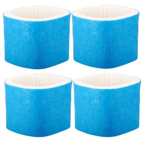 Filtros de repuesto KZQ (paquete de 4) con malla azul para humidificadores, compatibles con las series Honeywell HC-14, HCM-6009, HCM-6011, HM-3500, HEV680 y HEV685. Reemplaza el filtro de mecha HC-14 (1/4)