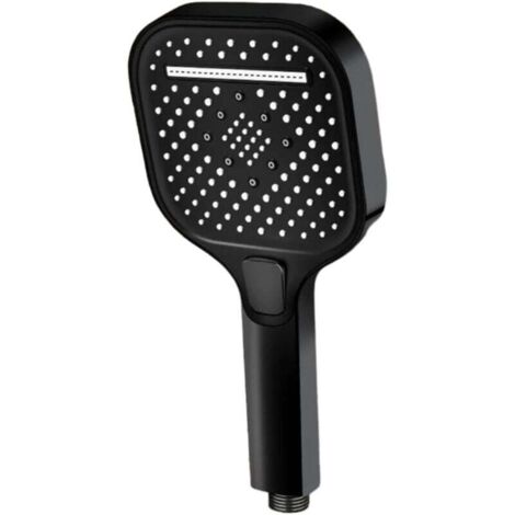 Cabezal de ducha de alta presión y baja presión KZQ, ahorro de agua, 3 configuraciones de rociado para baño (1/4)