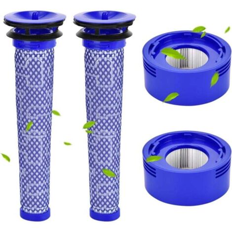 KZQ Paquete de 4 filtros de repuesto para aspiradoras V7, V8 Animal y V8 Absolute (1/4)