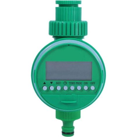 Temporizador de riego KZQ, temporizador de agua LCD digital automático para el hogar, programas electrónicos de control de riego de jardín para controlar sistemas de riego en (1/4)