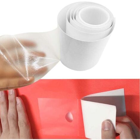 Kit de reparación de parches para piscinas KZQ, cinta adhesiva de TPU, para reparar colchones inflables, flotadores, casas inflables, juguetes inflables y lonas.
