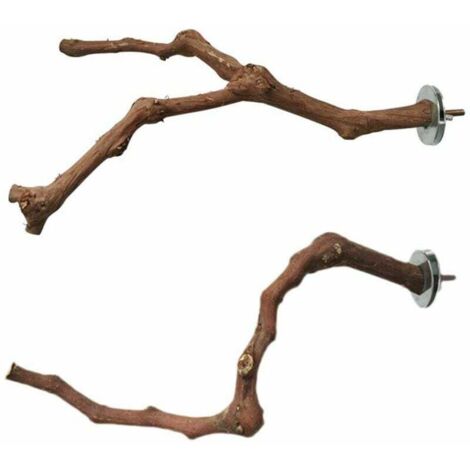 Juguete masticable KZQ para periquitos, ramas de escalada, accesorio para jaula para periquitos pequeños, cacatúas y agapornis.