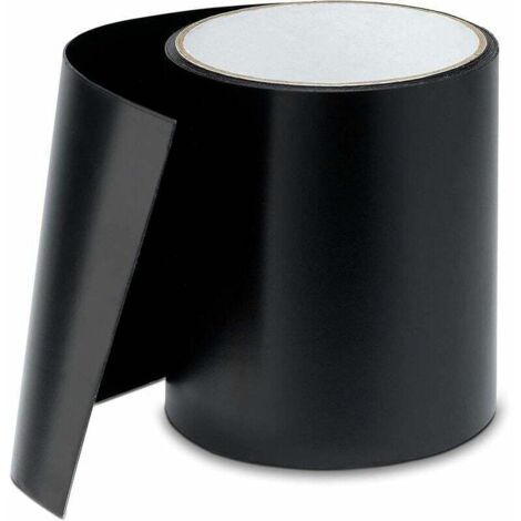 Cinta Adhesiva Subacuática - Impermeabilización y Reparación para Piscinas, Tiendas de Campaña, Lonas, Canalones y Embarcaciones Inflables - Adhesivo Acrílico - Dimensiones 10 cm x 150 cm (Negro)