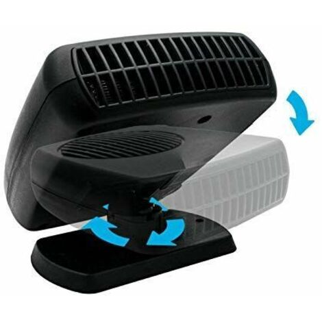 Calentador y descongelador portátil para coche de 12 V y 150 W, ventilador para descongelar el parabrisas, bajo nivel de ruido. (1/5)