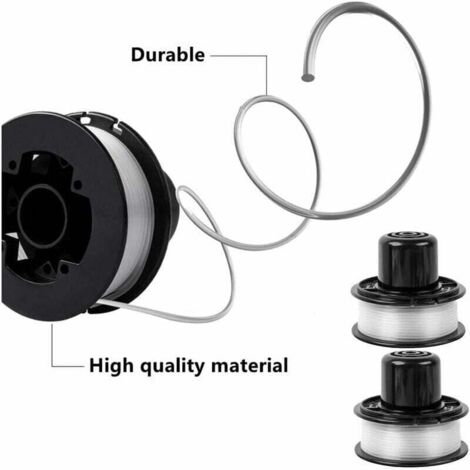 Têtes De Débroussailleuse Pour Black & Decker – Lot De 9 Bobines Avec Fil, Compatible A6226, GL250, GL310, GL360 | Rechange Durable