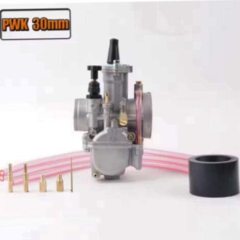 Accesorios para motocicletas: Carburador universal de 21, 24, 26, 28, 30, 32 y 34 mm para carburador de motocicleta con inyección de potencia PWK para carreras, para Mikuni Koso ATV (30) (1/3)