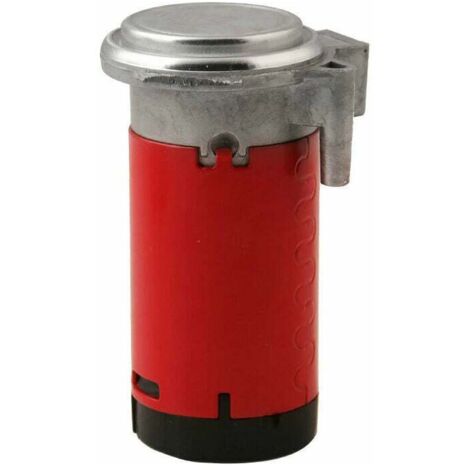 rouge compresseur d'air 12V kit de pompe à air, klaxon électrique avec tuyau moteur électromagnétique, utilisé pour la trompette super fort pour remplacer le kit de pompe à air de toute voiture (1/4)