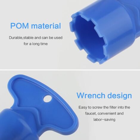 Clé à Mousseur Universelle – Outil Démontage Robinet Cuisine Plastique 15cm