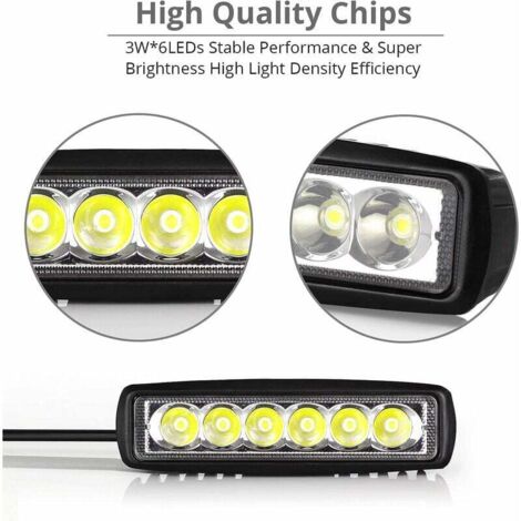 Barre Lumineuse LED 180W Pour SUV & 4x4 – 80 Cm, étanche IP67, Blanc Pur 6500K