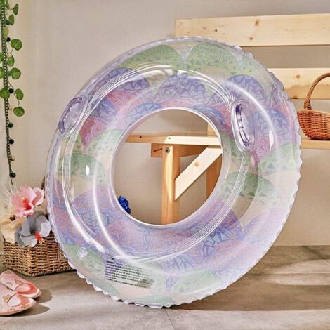 Bouée De Natation Sirène – Gonflable – 110 Cm – PVC épais 0,2 Mm – Pour Adulte – Piscine, Plage, Fête – Rose