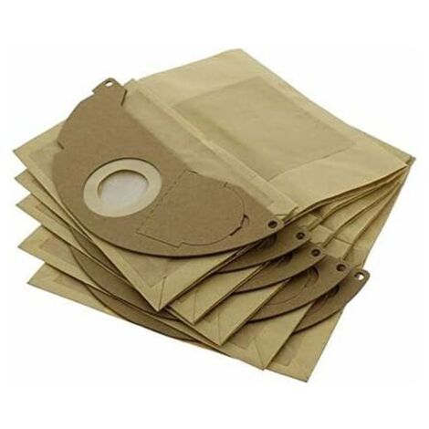 Vtizikl Lot de 5 sacs en papier pour aspirateur Karcher A2000 A2099 Wd2.000 Wd2.499 (1/4)