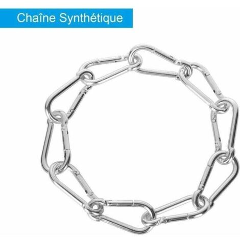 Free Fisher Acier Compartiment Avant – Lot De 20, 70 Cm / 30 Kg, Avec Mousqueton