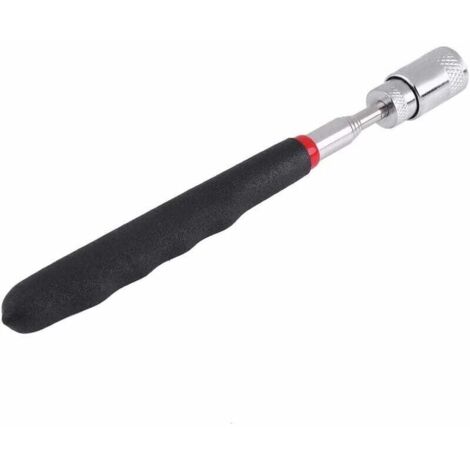 Vtizikl Téléscopique Outil de Ramassage à Aimant Magnétique Télescopique avec Lumière LED pour Ramasser les Ecrous et les Boulons,Ramassage Aimanté Télescopable Ramasse Magnétique