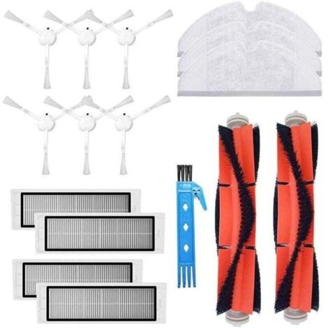 Vtizikl Kit accessoires pour Xiaomi XM200022 Robot 25012 Robot aspirateur Xiaomi 1C Robot pièces 2 Principal Brosse 4 Brosse latérale 6 Fi (1/4)