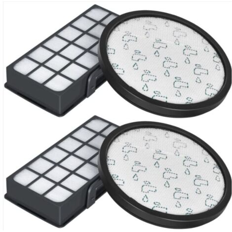 Filtre HEPA De Rechange Powervac 2 X 1 Pour Aspirateur Aspiromatic