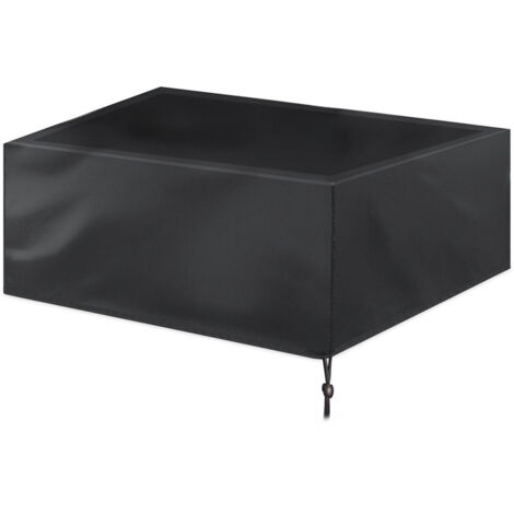 Vtizikl 7ft table de billard housse anti-poussière meubles housse étanche noir 22511682cm (1/5)