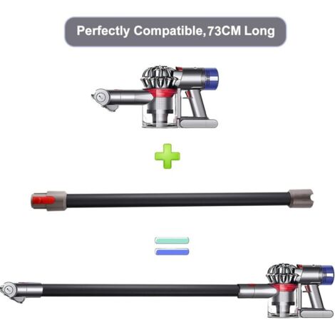 General Lot de 2 tubes d'extension de 45 cm pour aspirateur, accessoire