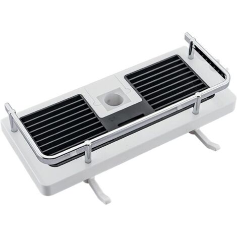 Vtizikl Étagère de douche sans perçage , support de rangement, barre de douche multifonctionnelle, accessoires de salle de bain pratiques (1/4)