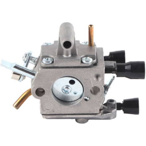 Vtizikl Carburateur de rechange haute performance pour débroussailleuse FS120, FS200 et FS250, couleur argent, 3,15 x 2,45 pouces (1/4)