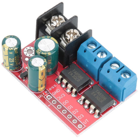 Vtizikl Contrôleur de Commutateur , Moteur Courant Continu Contrôleur, Régulateur de Vitesse de Moteur CC 3-14V 5A PWM, module à double pont en H (1/4)