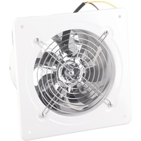Vtizikl Ventilateur d'extraction mural à obturateur automatique de 6,6 pouces (16,8 cm) à vitesse unique pour ventilation de grenier, de remise ou de garage (1/4)