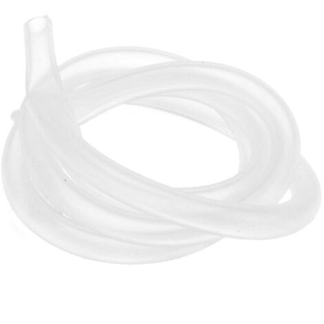 Vtizikl Tuyau de Pompe péristaltique Transparent de qualité Alimentaire de Tube de Silicone de 1 mètre 6,4 mm x 9,6 mm (1/4)