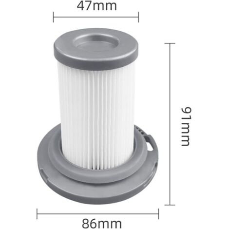 Lot De 6 Filtres HEPA ZR009005 Compatibles Rowenta X-Force Flex 8.60 - Filtration Puissante Pour Aspirateurs Sans Fil