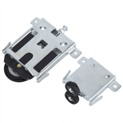 Vtizikl Roulette de porte de placard, assemblage, poulie à roue convexe, porte de placard, porte coulissante, pièces de rechange, accessoires (1/4)