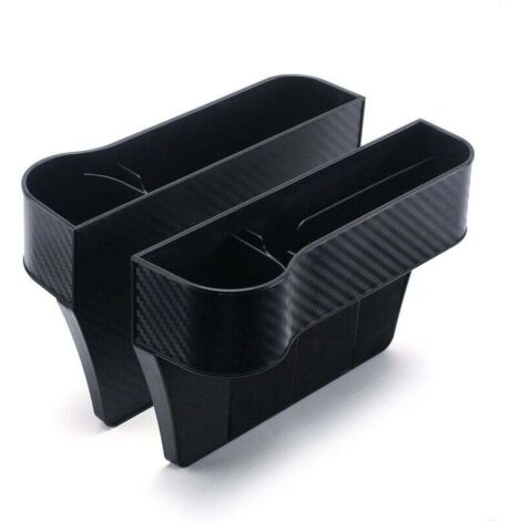 Vtizikl Lot de 2 organiseurs de rangement pour siège auto, avec trou pour câble USB, accessoires de rangement pour voiture (1/4)
