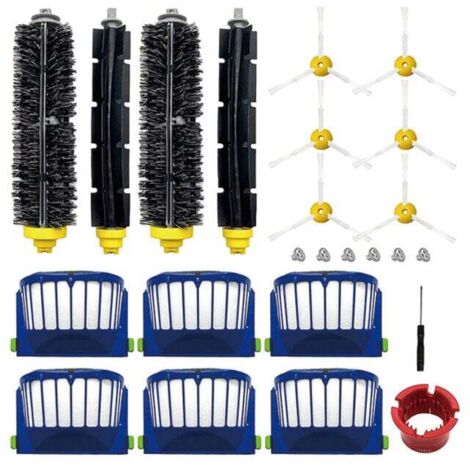 Vtizikl Accessoire pour aspirateur Accessoire de balayeuse compatible avec les séries Robot 600/610/620/630/645/650/655/660/680 (1/4)