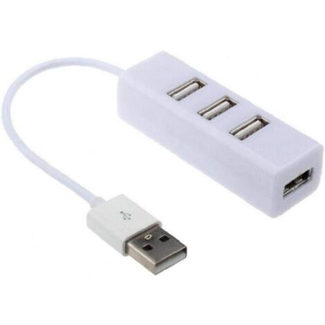 Vtizikl USB Hub USB 2.0 4 en 1 multiport Hub de Charge Connexion Carte Adaptateur Lecteur Hub USB 1pc Blanc-Fei Yu (1/4)