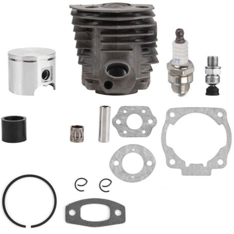 Vtizikl Cylindre-piston  46 mm avec kit de joints, pour moteurs Husqvarna 50, 51 et 55 Rancher Nikasil (1/4)