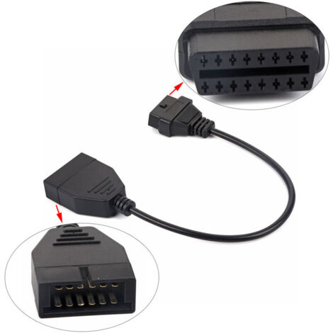 Vtizikl Pour GM OBD1 12 broches à OBD2 16 broches cble adaptateur de connecteur d'outil de Diagnostic (1/4)