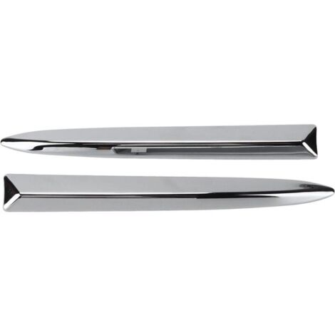 Vtizikl Bande de Moulure de Garniture Chrome Suprieure de Pare-chocs Avant, 735455041 de Remplacement pour FIAT 500 2007 2015 (1/4)
