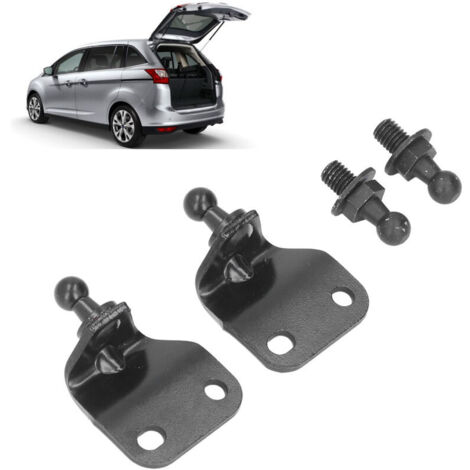 Vtizikl Lot de 4 supports de vérin à gaz pour botte de capot Remplacement du support de montage à goujon à billes pour Nissan 350Z Coupé Hatchback 2003-2008 (1/4)