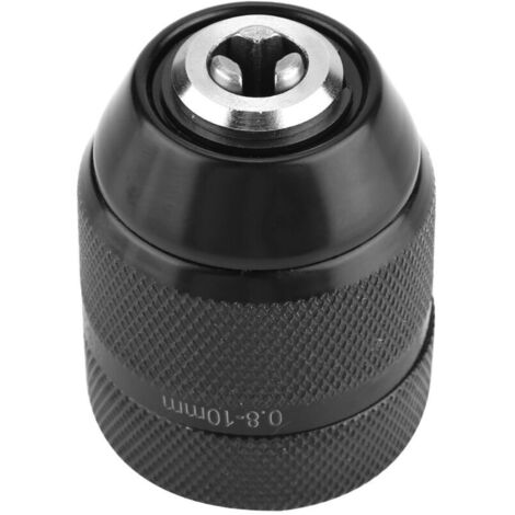 Vtizikl Mandrin de perceuse sans clé de 0.8mm-10mm，3/8"fil mandrin de mandrin de perceuse électrique sans mandrin pour perceuse électrique (1/4)