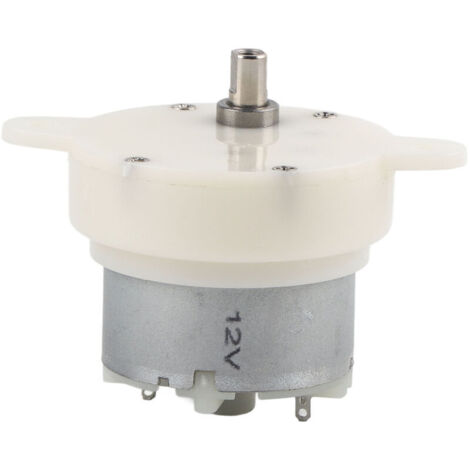 Vtizikl Moteur À Engrenages Cc 12 V, Moteur À Engrenages À Réduction de Vitesse Micro Électrique, Petite Boîte de Vitesses À Engrenages À Vitesse Lente Avec Rotation D'Engrenage Muet Terminal (1/4)