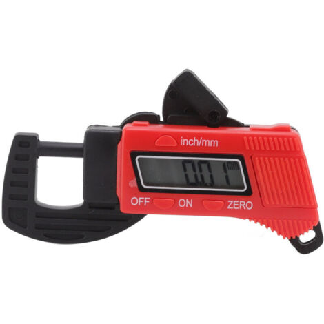 Vtizikl Calibre d'Epaisseur 0-12.7mm Jauge Numérique Mesure De Haute Précision Testeur Affichage LCD A (1/4)