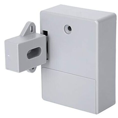 Vtizikl Serrure d'armoire Intelligente 125KHz, Ouverture de Carte RFID électronique pour bibliothèques de Sauna, usines et Bureaux de Garde-Robe - sans perceuse(Gris) (1/4)